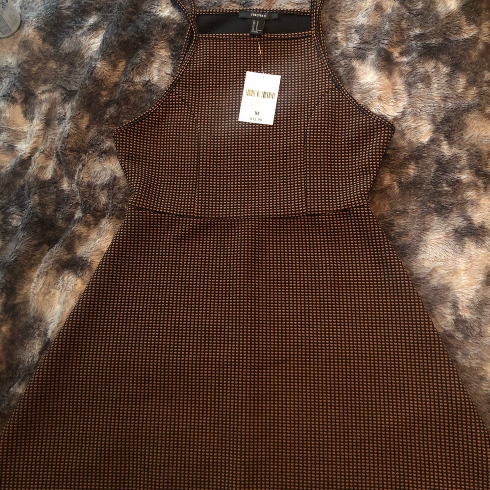 Forever 21 Geo Dot Skater Dress